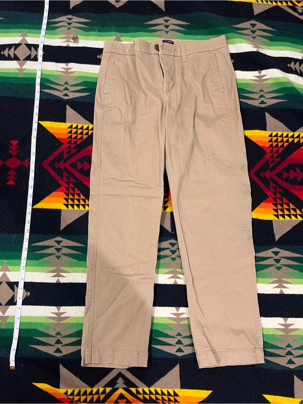 J. Crew Beige Ankle-Length Chino Pants size 8